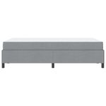 Casa si Gradina - Mobilier - Paturi si accesorii - Paturi - Pat cu arcuri Gri deschis, Negru 120 x 190 cm - Infinity.ro