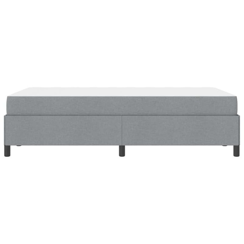 Casa si Gradina - Mobilier - Paturi si accesorii - Paturi - Pat cu arcuri Gri deschis, Negru 120 x 190 cm - Infinity.ro