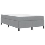 Casa si Gradina - Mobilier - Paturi si accesorii - Paturi - Pat cu arcuri Gri deschis, Negru 120 x 190 cm - Infinity.ro