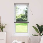 Casa si Gradina - Textile si covoare - Rulouri si jaluzele - Jaluzea pentru Fereastra Argintiu 80 x 130 cm Aluminiu - Infinity.ro