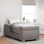 Casa si Gradina - Mobilier - Paturi si accesorii - Paturi - Cadru de pat Altele Gri taupe 90 x 190 cm tesatura - Infinity.ro