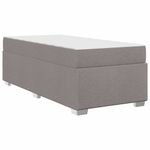 Casa si Gradina - Mobilier - Paturi si accesorii - Paturi - Cadru de pat Altele Gri taupe 90 x 190 cm tesatura - Infinity.ro