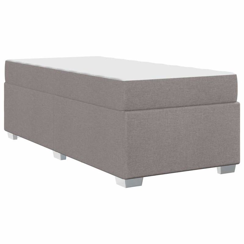 Casa si Gradina - Mobilier - Paturi si accesorii - Paturi - Cadru de pat Altele Gri taupe 90 x 190 cm tesatura - Infinity.ro