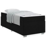 Casa si Gradina - Mobilier - Paturi si accesorii - Paturi - Cadru de pat Altele Negru 90 x 200 cm tesatura - Infinity.ro