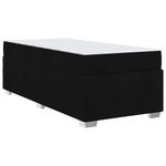 Casa si Gradina - Mobilier - Paturi si accesorii - Paturi - Cadru de pat Altele Negru 90 x 200 cm tesatura - Infinity.ro