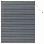 Casa si Gradina - Textile si covoare - Rulouri si jaluzele - Jaluzea pentru Fereastra Gri inchis 80 x 130 cm Aluminiu - Infinity.ro