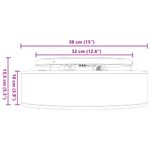 Casa si Gradina - Corpuri si surse de iluminat - Veioze si lampi - Lampi de veghe - Lustra, taupe, montaj incastrat, Ø 38 cm, tesatura, E27 - Infinity.ro