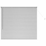 Casa si Gradina - Textile si covoare - Rulouri si jaluzele - Jaluzea pentru Fereastra Argintiu 80 x 130 cm Aluminiu - Infinity.ro