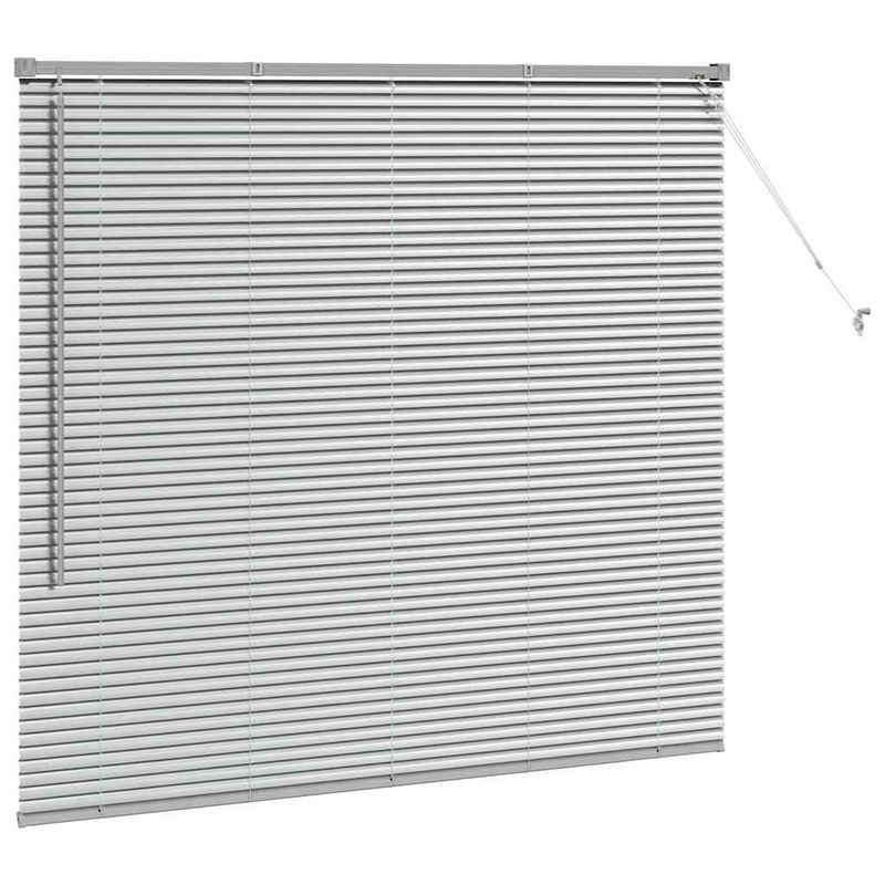 Casa si Gradina - Textile si covoare - Rulouri si jaluzele - Jaluzea pentru Fereastra Argintiu 80 x 130 cm Aluminiu - Infinity.ro