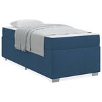 Casa si Gradina - Mobilier - Paturi si accesorii - Paturi - Cadru de pat Altele albastru 80 x 200 cm tesatura - Infinity.ro