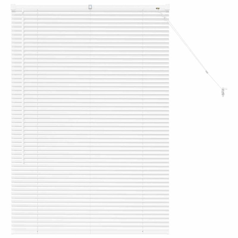 Casa si Gradina - Textile si covoare - Rulouri si jaluzele - Jaluzea pentru Fereastra cu perdele Altele Manual Alb 80 x 130 cm Aluminiu - Infinity.ro