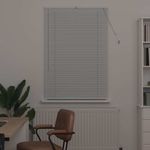 Casa si Gradina - Textile si covoare - Rulouri si jaluzele - Jaluzea pentru Fereastra cu perdele Altele Manual Alb 80 x 130 cm Aluminiu - Infinity.ro