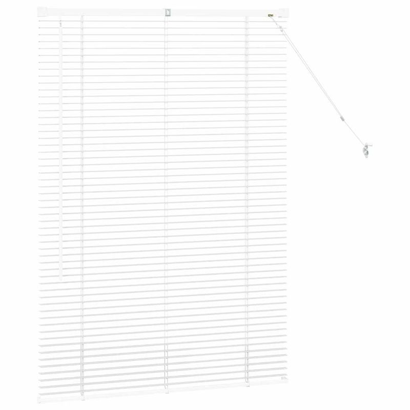 Casa si Gradina - Textile si covoare - Rulouri si jaluzele - Jaluzea pentru Fereastra cu perdele Altele Manual Alb 80 x 130 cm Aluminiu - Infinity.ro