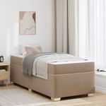 Casa si Gradina - Mobilier - Paturi si accesorii - Paturi - Cadru de pat Altele Cappuccino 80 x 200 cm Piele artificiala - Infinity.ro