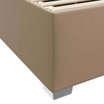 Casa si Gradina - Mobilier - Paturi si accesorii - Paturi - Cadru de pat Altele Cappuccino 80 x 200 cm Piele artificiala - Infinity.ro