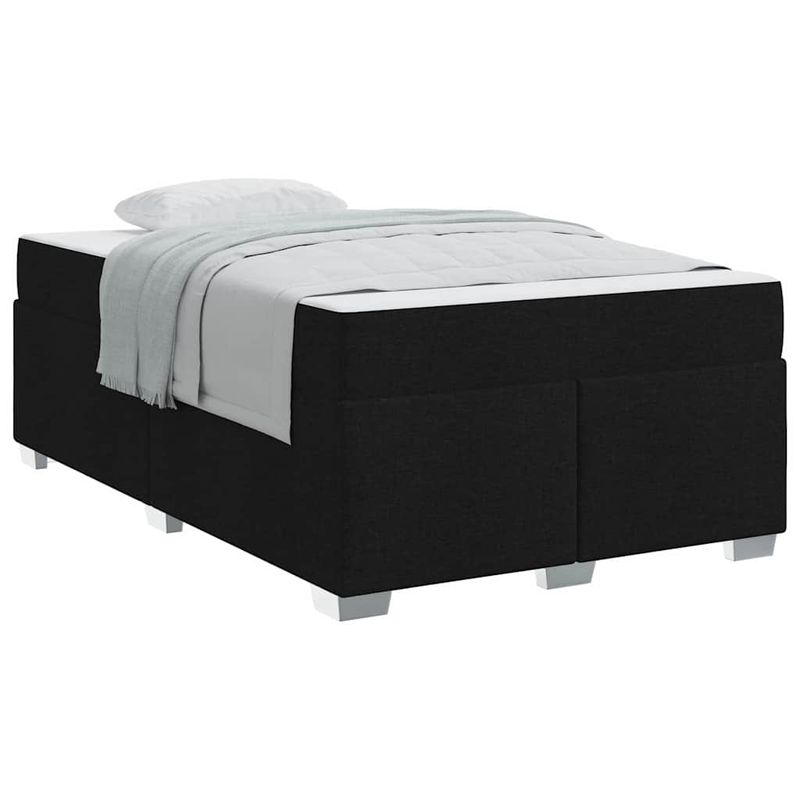 Casa si Gradina - Mobilier - Paturi si accesorii - Paturi - Cadru de pat Altele Negru 120 x 200 cm tesatura - Infinity.ro