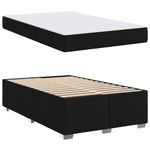 Casa si Gradina - Mobilier - Paturi si accesorii - Paturi - Cadru de pat Altele Negru 120 x 200 cm tesatura - Infinity.ro
