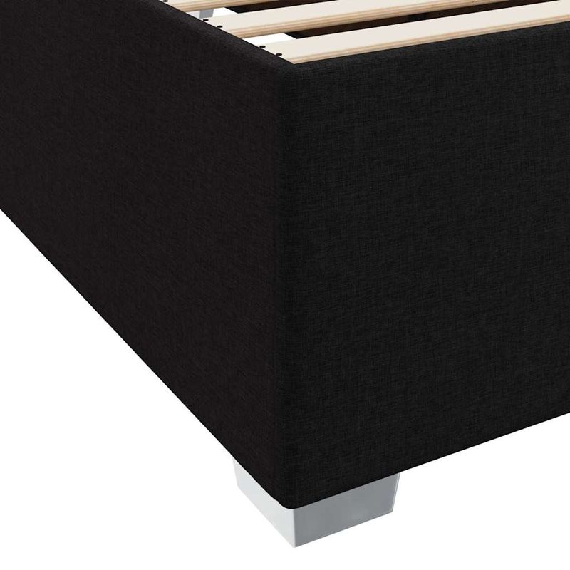 Casa si Gradina - Mobilier - Paturi si accesorii - Paturi - Cadru de pat Altele Negru 120 x 200 cm tesatura - Infinity.ro
