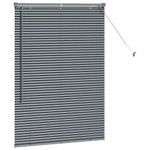 Casa si Gradina - Textile si covoare - Rulouri si jaluzele - Jaluzea pentru Fereastra Gri inchis 80 x 130 cm Aluminiu - Infinity.ro