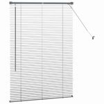 Casa si Gradina - Textile si covoare - Rulouri si jaluzele - Jaluzea pentru Fereastra Gri inchis 80 x 130 cm Aluminiu - Infinity.ro