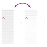 Casa si Gradina - Textile si covoare - Rulouri si jaluzele - Jaluzea pentru Fereastra cu perdele Altele Manual Alb 80 x 130 cm Aluminiu - Infinity.ro