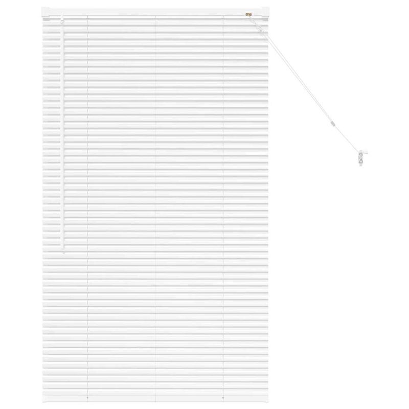 Casa si Gradina - Textile si covoare - Rulouri si jaluzele - Jaluzea pentru Fereastra cu perdele Altele Manual Alb 80 x 130 cm Aluminiu - Infinity.ro