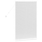 Casa si Gradina - Textile si covoare - Rulouri si jaluzele - Jaluzea pentru Fereastra cu perdele Altele Manual Alb 80 x 130 cm Aluminiu - Infinity.ro