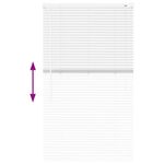 Casa si Gradina - Textile si covoare - Rulouri si jaluzele - Jaluzea pentru Fereastra cu perdele Altele Manual Alb 80 x 130 cm Aluminiu - Infinity.ro