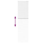 Casa si Gradina - Textile si covoare - Rulouri si jaluzele - Jaluzea pentru Fereastra cu perdele Altele Manual Alb 80 x 130 cm Aluminiu - Infinity.ro