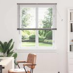 Casa si Gradina - Textile si covoare - Rulouri si jaluzele - Jaluzea pentru Fereastra Argintiu 80 x 130 cm Aluminiu - Infinity.ro