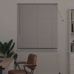 Casa si Gradina - Textile si covoare - Rulouri si jaluzele - Jaluzea pentru Fereastra Argintiu 80 x 130 cm Aluminiu - Infinity.ro