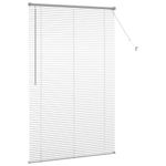 Casa si Gradina - Textile si covoare - Rulouri si jaluzele - Jaluzea pentru Fereastra Argintiu 80 x 130 cm Aluminiu - Infinity.ro