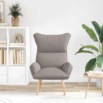 Casa si Gradina - Mobilier - Scaune si fotolii - Fotolii - Fotoliu de relaxare, taupe, textil - Infinity.ro