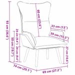 Casa si Gradina - Mobilier - Scaune si fotolii - Fotolii - Fotoliu de relaxare, taupe, textil - Infinity.ro