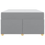 Casa si Gradina - Mobilier - Paturi si accesorii - Paturi - Cadru de pat cu saltea Altele Gri deschis 120 x 200 cm tesatura - Infinity.ro