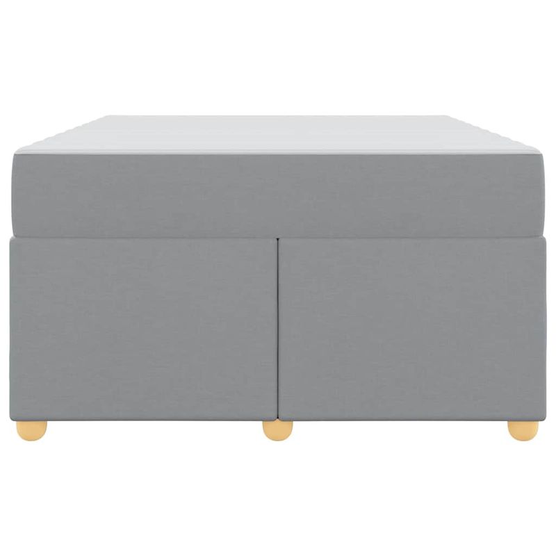Casa si Gradina - Mobilier - Paturi si accesorii - Paturi - Cadru de pat cu saltea Altele Gri deschis 120 x 200 cm tesatura - Infinity.ro