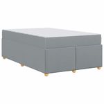 Casa si Gradina - Mobilier - Paturi si accesorii - Paturi - Cadru de pat cu saltea Altele Gri deschis 120 x 200 cm tesatura - Infinity.ro