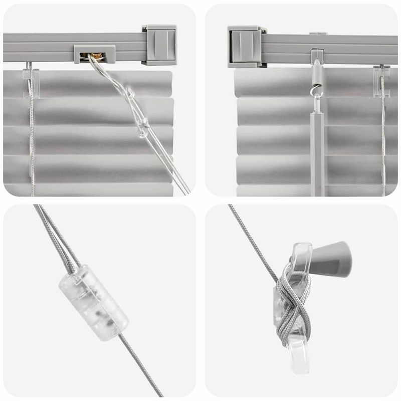 Casa si Gradina - Textile si covoare - Rulouri si jaluzele - Jaluzea pentru Fereastra Argintiu 100 x 130 cm Aluminiu - Infinity.ro