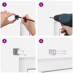 Casa si Gradina - Textile si covoare - Rulouri si jaluzele - Jaluzea pentru Fereastra Argintiu 100 x 130 cm Aluminiu - Infinity.ro