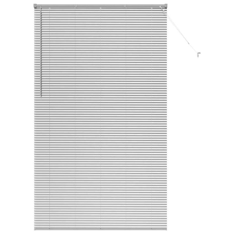 Casa si Gradina - Textile si covoare - Rulouri si jaluzele - Jaluzea pentru Fereastra Argintiu 80 x 130 cm Aluminiu - Infinity.ro