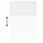 Casa si Gradina - Textile si covoare - Rulouri si jaluzele - Jaluzea pentru Fereastra cu perdele Altele Manual Alb 80 x 130 cm Aluminiu - Infinity.ro