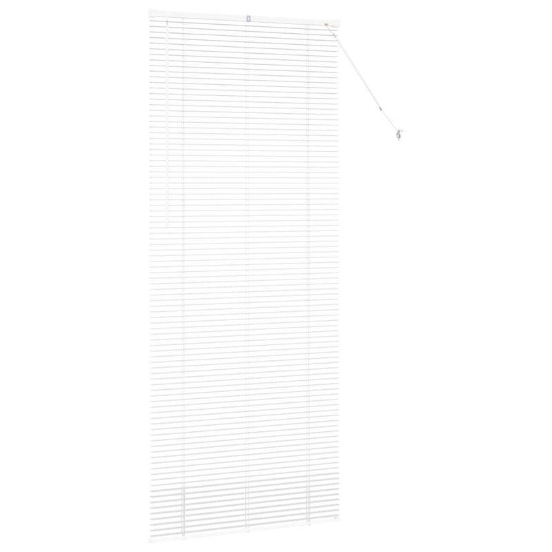 Casa si Gradina - Textile si covoare - Rulouri si jaluzele - Jaluzea pentru Fereastra cu perdele Altele Manual Alb 80 x 130 cm Aluminiu - Infinity.ro