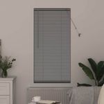 Casa si Gradina - Textile si covoare - Rulouri si jaluzele - Jaluzea pentru Fereastra Argintiu 80 x 130 cm Aluminiu - Infinity.ro