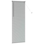 Casa si Gradina - Textile si covoare - Rulouri si jaluzele - Jaluzea pentru Fereastra Argintiu 80 x 130 cm Aluminiu - Infinity.ro