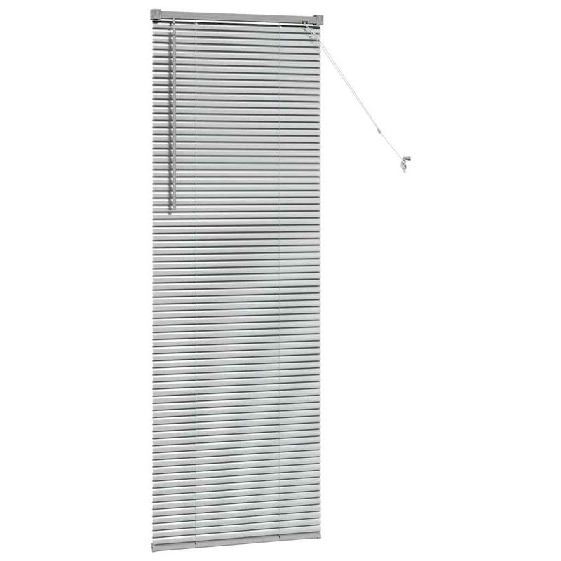 Casa si Gradina - Textile si covoare - Rulouri si jaluzele - Jaluzea pentru Fereastra Argintiu 80 x 130 cm Aluminiu - Infinity.ro