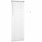 Casa si Gradina - Textile si covoare - Rulouri si jaluzele - Jaluzea pentru Fereastra Argintiu 80 x 130 cm Aluminiu - Infinity.ro