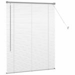 Casa si Gradina - Textile si covoare - Rulouri si jaluzele - Jaluzea pentru Fereastra Argintiu 105 x 130 cm Aluminiu - Infinity.ro