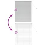 Casa si Gradina - Textile si covoare - Rulouri si jaluzele - Jaluzea pentru Fereastra Argintiu 105 x 130 cm Aluminiu - Infinity.ro