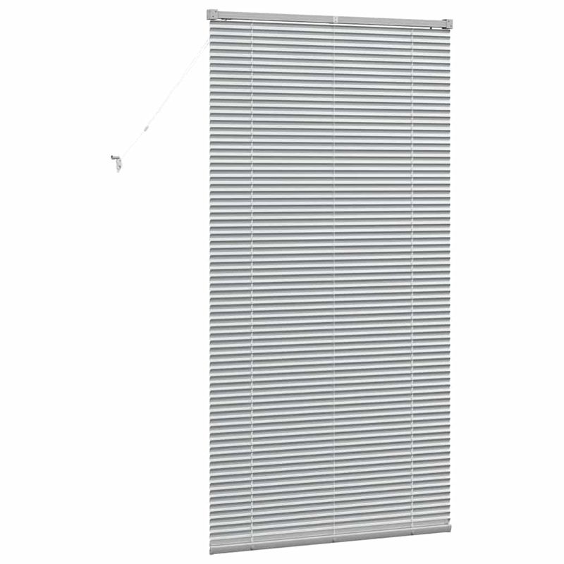 Casa si Gradina - Textile si covoare - Rulouri si jaluzele - Jaluzea pentru Fereastra Argintiu 80 x 130 cm Aluminiu - Infinity.ro
