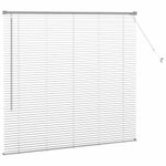 Casa si Gradina - Textile si covoare - Rulouri si jaluzele - Jaluzea pentru Fereastra Argintiu 80 x 130 cm Aluminiu - Infinity.ro